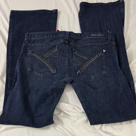 Guess Jeans Foxy Flare with Studded Details 30 - Picture 1 of 6